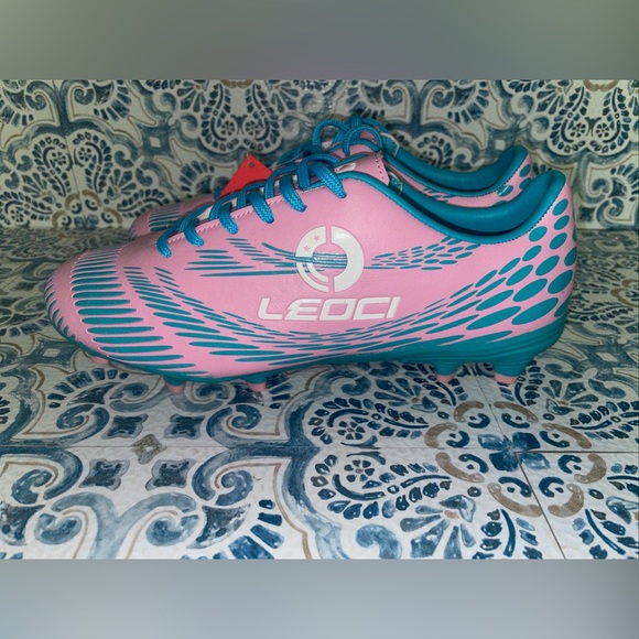 Leoci Cleats Size 6 Pink Womens - Picture 6 of 11